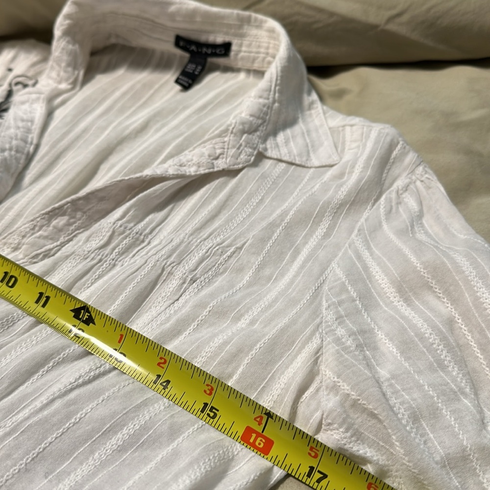 White button down shirt - Picture 8 of 12